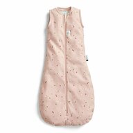 Sac de dormit, ErgoPouch, Jersey, 3-12 luni, 6-10 kg, TOG 0.2, Bumbac organic, Fermoar bidirectional, Lavabil la masina, Croiala slim fit, Certificat non-toxic, Premiat in Australia, Model musetel, Roz