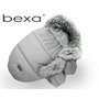 Bexa - Sac termic de iarna Pentru carucior , Cu blanita si interior fleece, Gri - 2