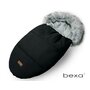 Bexa - Sac termic de iarna Pentru carucior , Cu blanita si interior fleece, Negru - 1