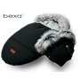 Bexa - Sac termic de iarna Pentru carucior , Cu blanita si interior fleece, Negru - 7