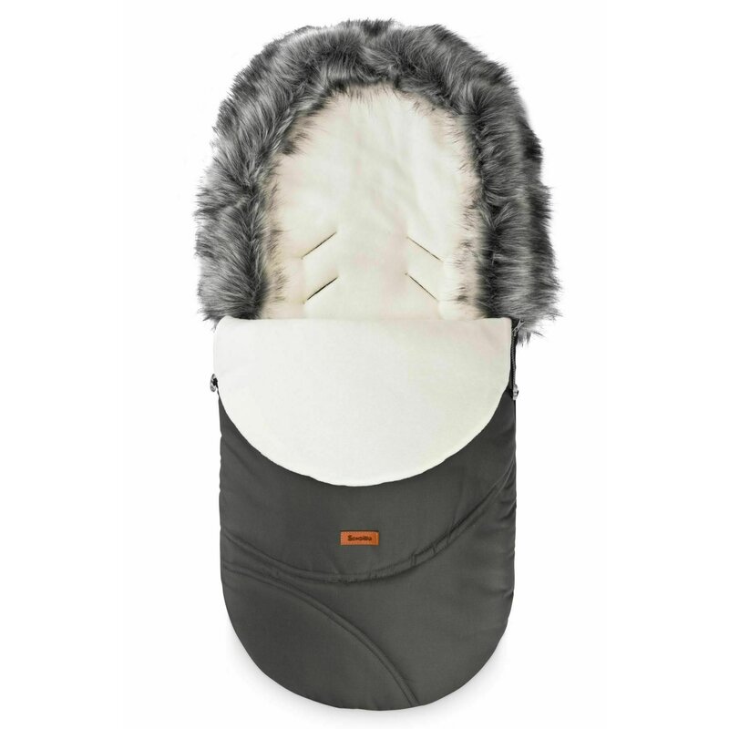 Sensillo - sac termic de iarna eskimo polar, 100x46 cm, gri