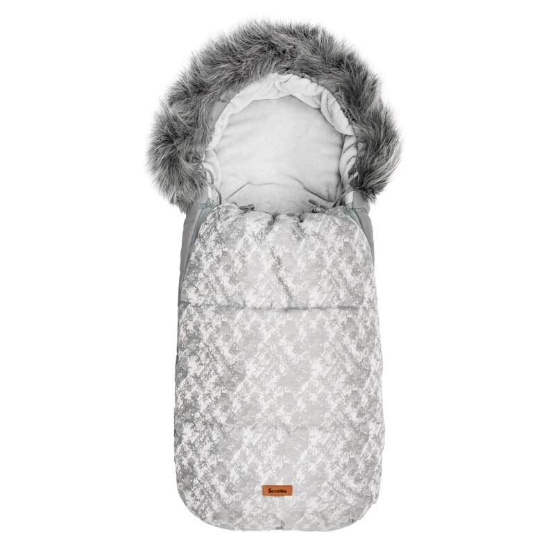 Sensillo – Sac de iarna OLAF Fleece 100×45 cm Gri Deschis 100x45 imagine 2022 protejamcopilaria.ro