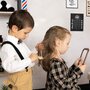 Smoby - Salon coafura pentru copii  Barber Shop, Barber and Cut negru - 14