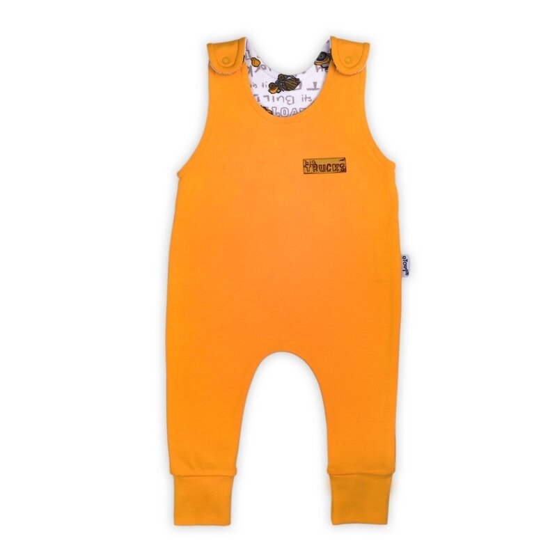 Nicol - salopeta de bumbac 100% (181024) colectia big trucks 2021 galbena marimea 56