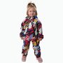 KidsCare - Salopeta impermeabila pentru copii Kidscare, cu protectie la vant si apa cu imprimeu Graffiti - marime 122 - 5