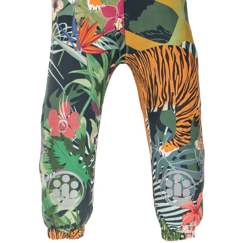 Kidscare - salopeta impermeabila pentru copii , cu protectie la vant si apa cu imprimeu jungla - marime 116