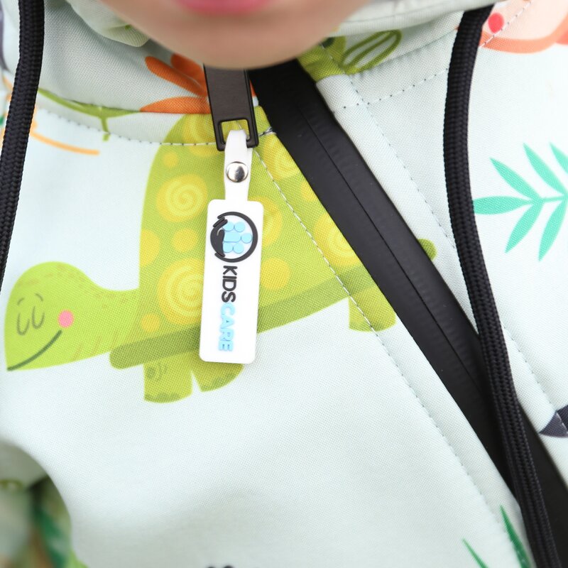 Kidscare - salopeta impermeabila pentru copii , cu protectie la vant si apa cu imprimeu savana - marime 116