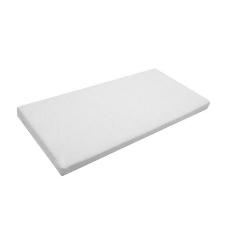 MyKids - Saltea pentru patut Basic din Microfibra, 120x60 cm, 10 cm Spuma, Alb