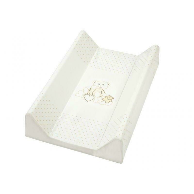 Klups - Saltea de infasat bebe cu intaritura 70x47,5 I Love you Beige 136