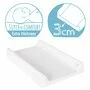 Saltea de infasat, Ceba Baby, Confort, 50x70 cm, Cu Intaritura, Pentru comode, masute de infasat si patuturi, Fara BPA, 0 luni+, Caro Gri - 4