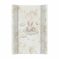 Saltea de infasat, Ceba Baby, Ultra Light, 50x70 cm, Atasabila la patut, Fara BPA, 0 luni+, Sleepy Bunny