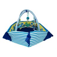 Baby Mix - Salteluta interactiva Boat Cu protectii laterale, 130x105 cm