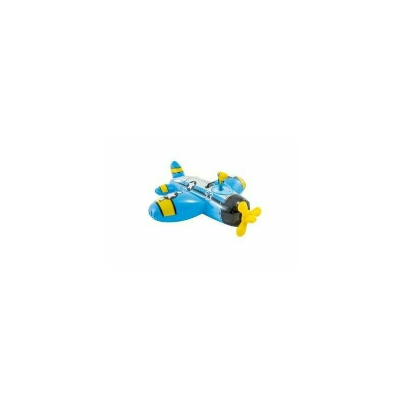 Intex - saltea gonflabila copii, , 57537, ride-on, avion pentru piscina, 132 x 130 cm, diverse culori