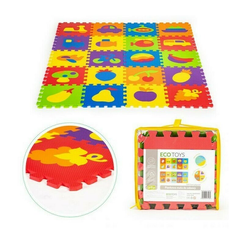 Salteluta educationala puzzle ECOEVA003, 20 de elemente