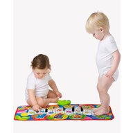 Salteluta pentru bebelusi, Pian de Jucarie, Jumbo Jungle Musical, 79 cm, Cu 8 melodii, Playgro