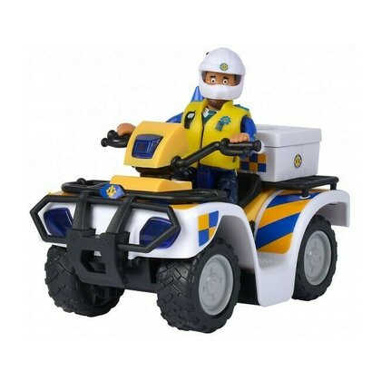 Simba - ATV Police , Pompierul Sam,  Cu figurina