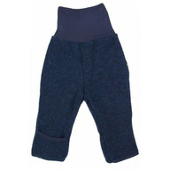 Sapphire 62/68 - Pantaloni din lana merinos organica - wool fleece - Iobio