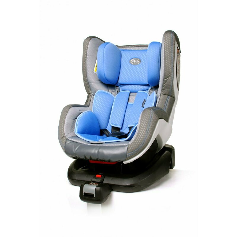 4Baby - Scaun auto Neo Fix, cu baza isofix, 0-18 kg, Albastru