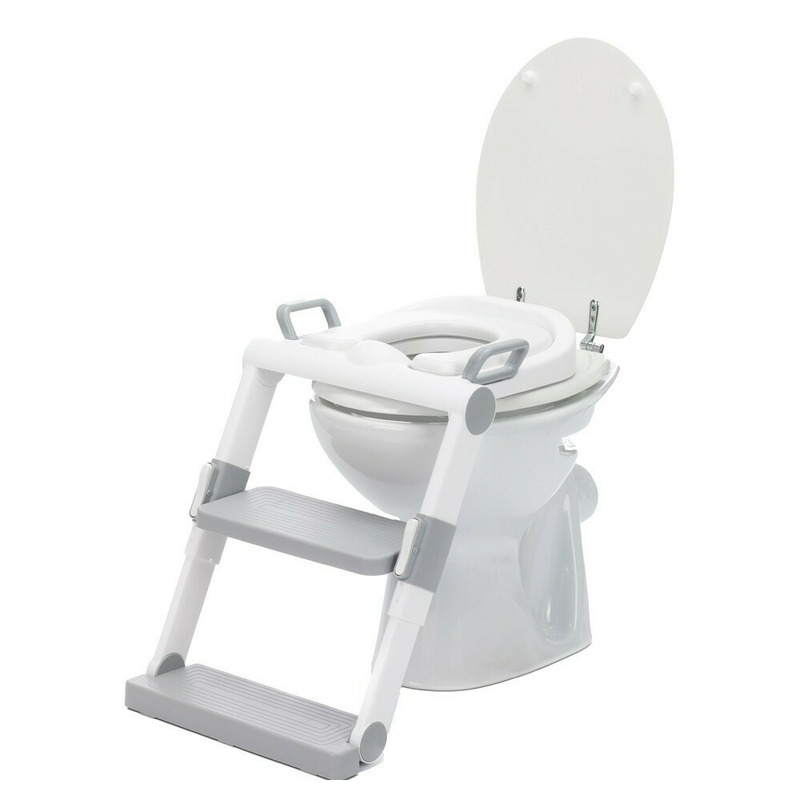 Scara cu reductor wc moale pliabila, 24 luni+, grey white fillikid