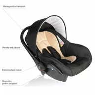Scaun auto 0-10 kg VESSANTI Crooner - Cream