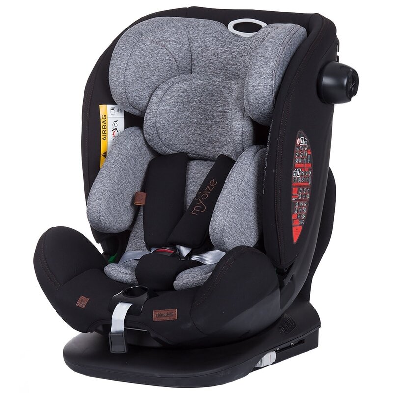 Chipolino - scaun auto my size 0-36 kg i-size platinum cu sistem isofix