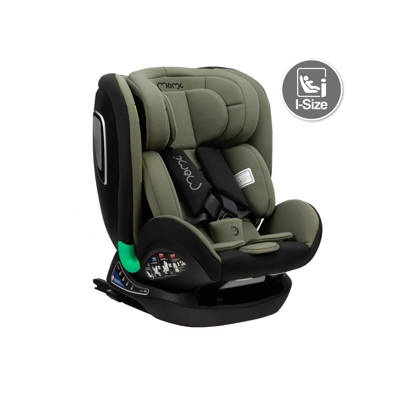 Scaun auto i-size 40-150 cm, rear facing, momi urso - khaki
