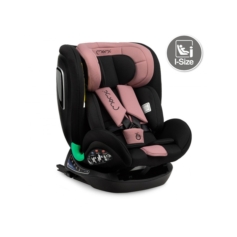 Scaun auto i-size 40-150 cm, rear facing, momi urso - pink