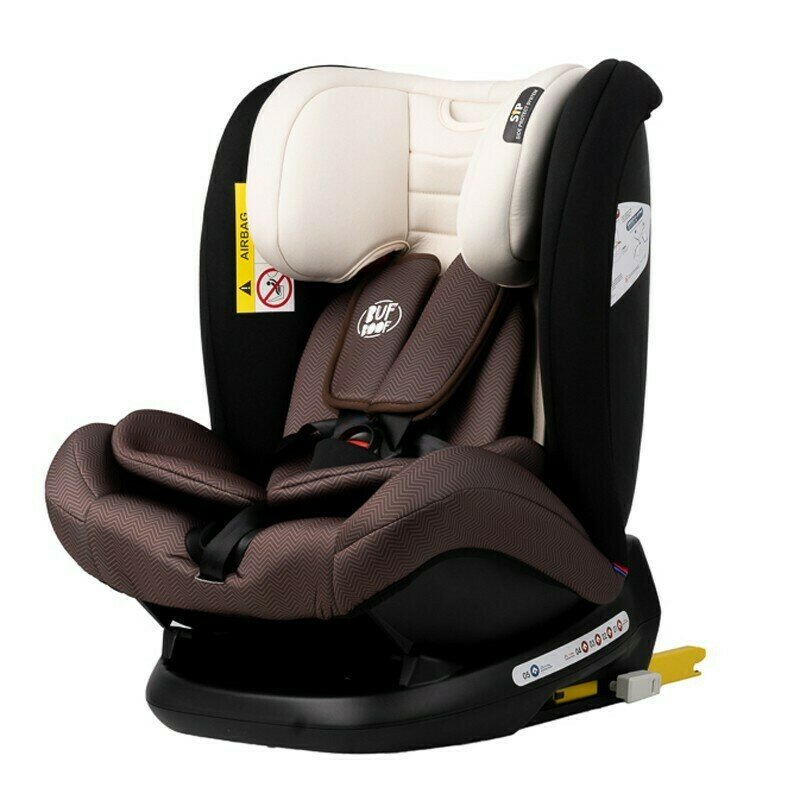 Buf boof - scaun auto mandara cu isofix coffee