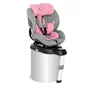 Lorelli - Scaun auto Proxima I-Size , Spatar reglabil, Protectie laterala, Rotire 360 grade, 40-105 cm, 0-18 Kg, cu Isofix, Gri/Roz - 1