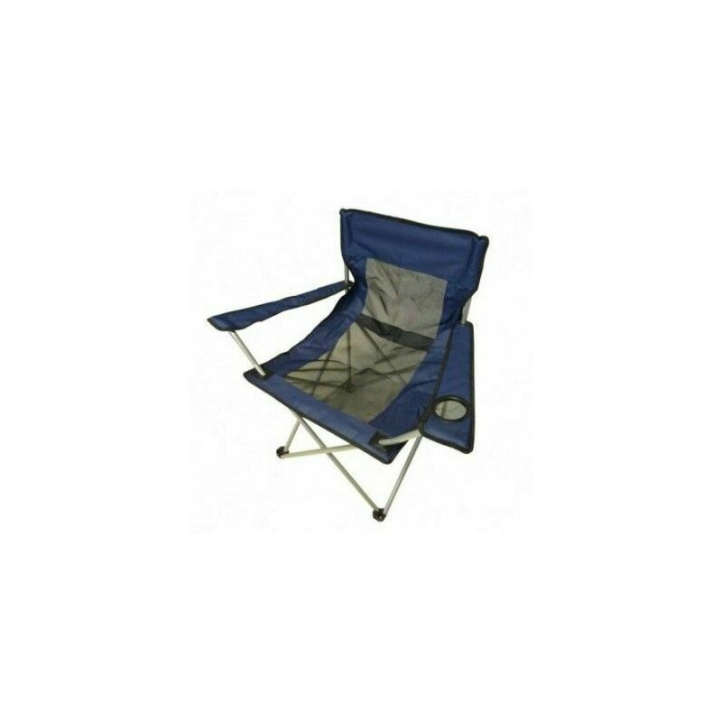 Gimi gym - scaun camping pliant ,ch202e, structura metalica, albastru, 52 x 52 x 80 cm