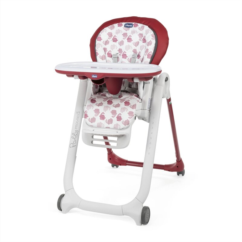 Chicco - scaun de masa polly progres 5 in 1, red (rosu), 0 luni+