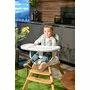 Lorelli - Scaun de masa Multifunctional Napoli 3 in 1, Cu sezut rotativ Candy, Gri - 4