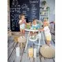 Lorelli - Scaun de masa Reglabil Party Blossom Leather, Gri - 3
