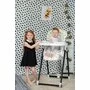 Lorelli - Scaun de masa Reglabil Party Blossom Leather, Gri - 31