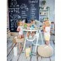 Lorelli - Scaun de masa Reglabil Party Surf Leather, Albastru - 5