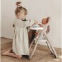 Scaun de masa pentru papusi Smoby Baby Nurse maro - 6
