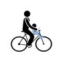 Thule - Scaun de bicicleta Yepp Mini Cu montare pe bicicleta in fata, Albastru - 4