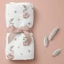 Scutec din bambus, Bocioland, Material certificat Oeko Tex Standard 100, 75x75 cm, Bunnies - 5