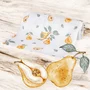 Scutec din bambus, Bocioland, Pears, Material certificat Oeko Tex Standard 100, Dimensiune mare, 75x75 cm, Multicolor - 3