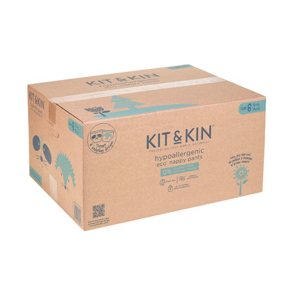 Kit and kin - Scutece Hipoalergenice Eco Kit&Kin Pull Up XL6, Marimea 6, 15 kg+, 108 buc