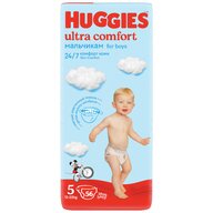 Huggies - UC Mega (nr 5) Boy 56 buc, 12-22 kg