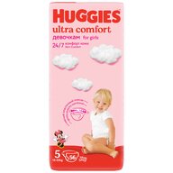 Huggies - UC Mega (nr 5) Girl 56 buc, 12-22 kg