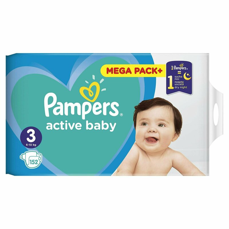 Pampers - Scutece Active Baby 3 Junior Mega Box