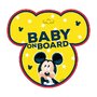 Semn de avertizare Baby on Board Mickey Seven SV9612 - 1