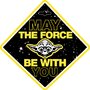Semn de avertizare Baby on Board Star Wars Yoda Seven SV9623 - 1
