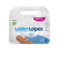 Water Wipes - Servetele umede, 4 pachete x 60 buc, 240 buc