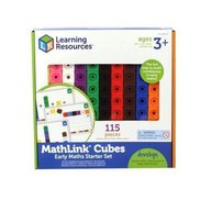Learning Resources - Set 100 piese MathLink cu carduri pentru incepatori