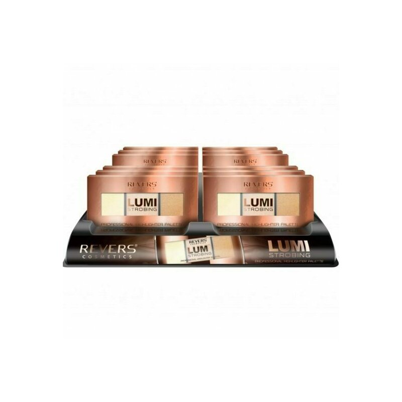 Set 12 bucati paleta iluminator lumi strobing professional, revers, 12,5 g
