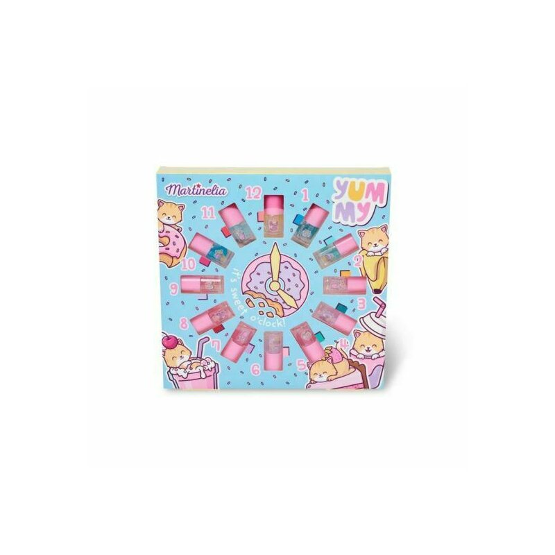 Martinelia - set 12 lacuri de unghii pentru copii yummy clock 30602