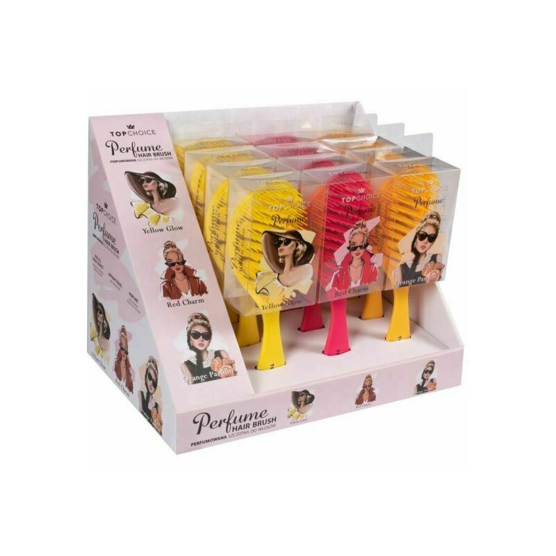 Top choice - set 12 perii de par parfumate 43741, 23 cm